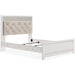 Altyra White Full Panel Bed - Gate Furniture