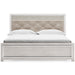 Altyra White King Panel Bed - Gate Furniture