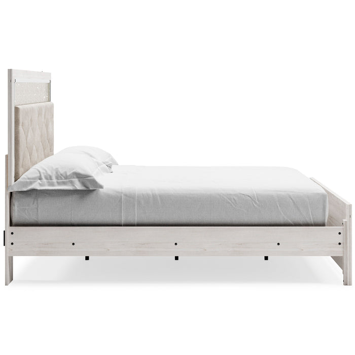 Altyra White King Panel Bed - Gate Furniture