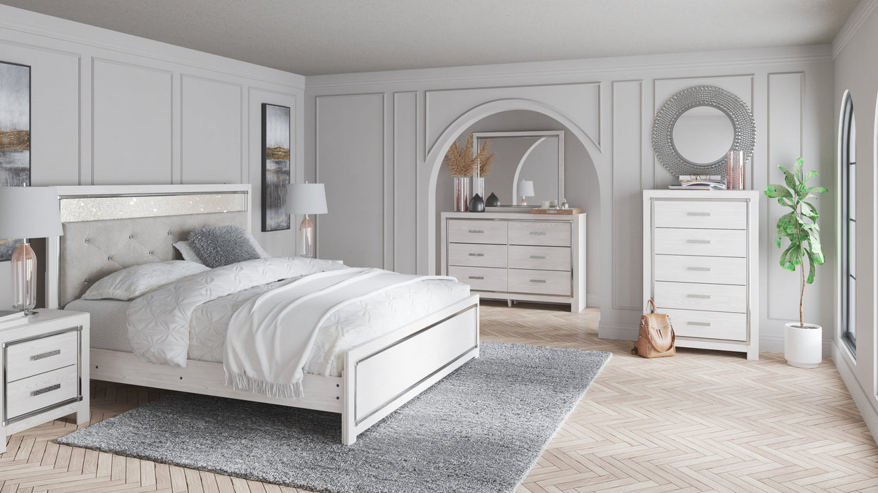 Altyra White Panel Bedroom Set - Gate Furniture