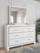 Altyra White Panel Bedroom Set - Gate Furniture