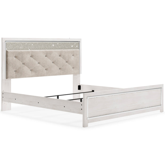 Altyra White Panel Bedroom Set - Gate Furniture