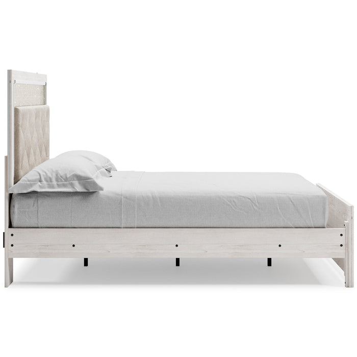 Altyra White Queen Panel Bed - Gate Furniture