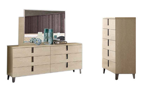 Ambra Dresser/Chest/Mirror Set - In Stock Furniture