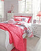 Anarasia White Full Sleigh Bed - Gate Furniture