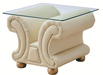 Apolo Ivory End Table - i26812 - In Stock Furniture