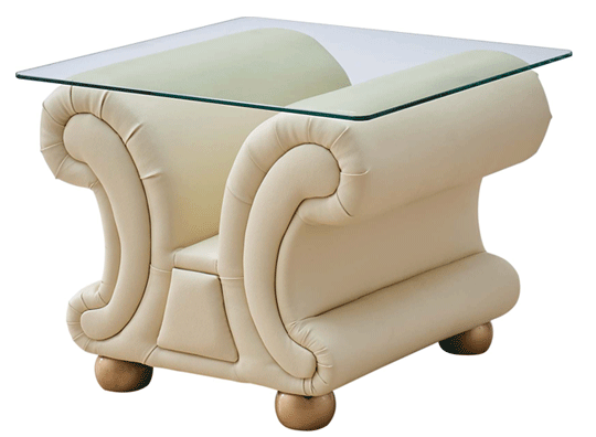 Apolo Ivory End Table - i26812 - In Stock Furniture