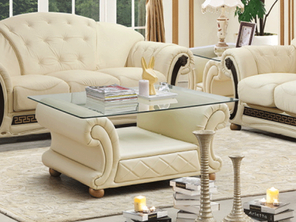 Apolo Ivory End Table - i26812 - In Stock Furniture