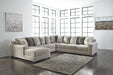 Ardsley Pewter LAF Large Sectional - Gate Furniture