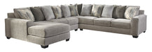 Ardsley Pewter LAF Large Sectional - Gate Furniture