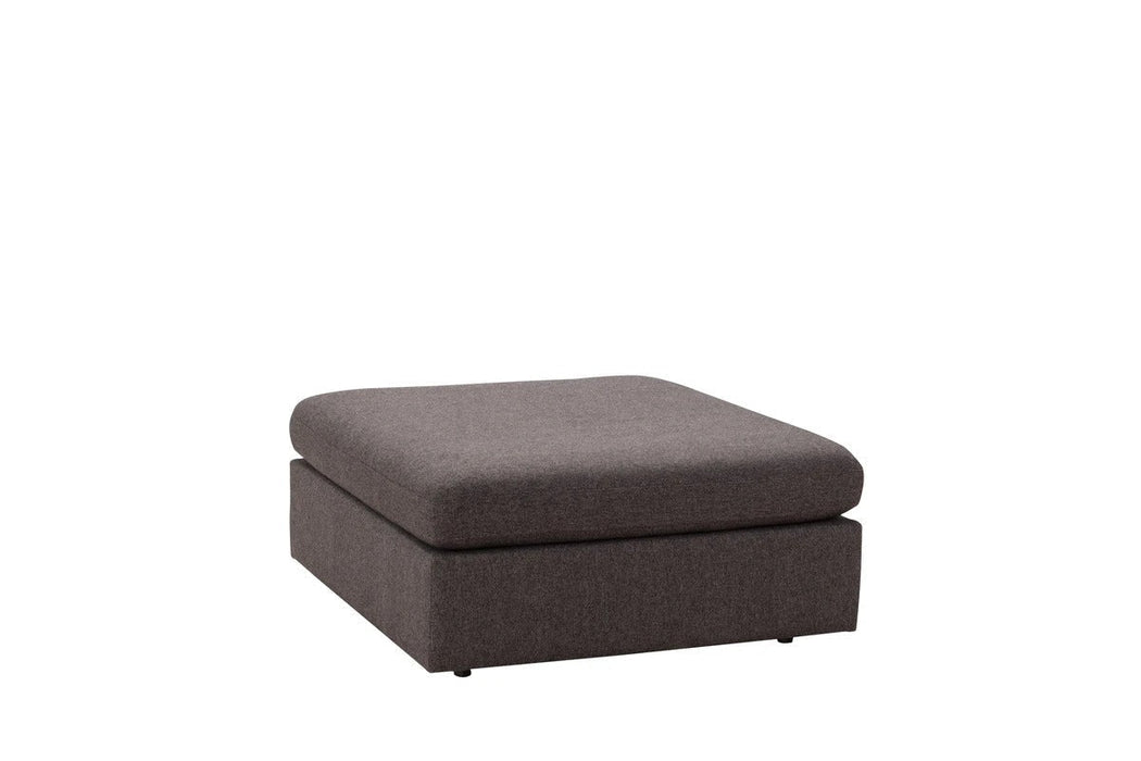 Arny Smoke Ottoman - In Stock Furniture