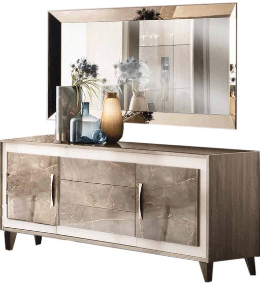 Arredoambra Buffet W/Mirror By Arredoclassic Set - In Stock Furniture