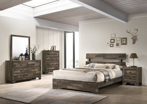 Atticus Brown Platform Bedroom Set - Gate Furniture