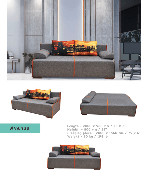 Avenue Sofa Bed And Storage - i30907 - In Stock Furniture