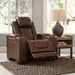 Backtrack Chocolate Power Recliner - U2800413 - Gate Furniture