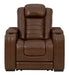 Backtrack Chocolate Power Recliner - U2800413 - Gate Furniture