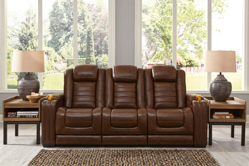 Backtrack Chocolate Power Reclining Sofa - U2800415 - Gate Furniture