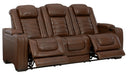 Backtrack Chocolate Power Reclining Sofa - U2800415 - Gate Furniture