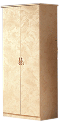 Barocco Ivory 2 Door Wardrobe - i24009 - In Stock Furniture