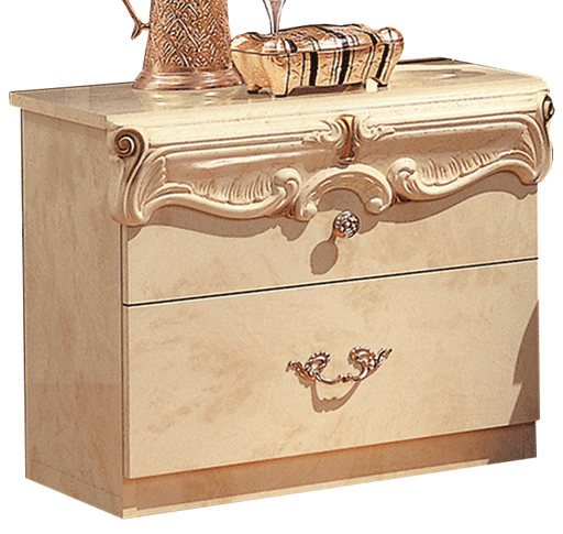 Barocco Ivory Nightstand - i27440 - In Stock Furniture