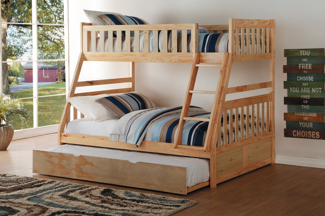 Bartly Pine Twin/Full Bunk Bed | B2043 - Gate Furniture