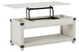 Bayflynn Whitewash Lift-Top Coffee Table - T172-9 - Gate Furniture