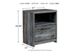 Baystorm Gray Nightstand - B221-91 - Gate Furniture