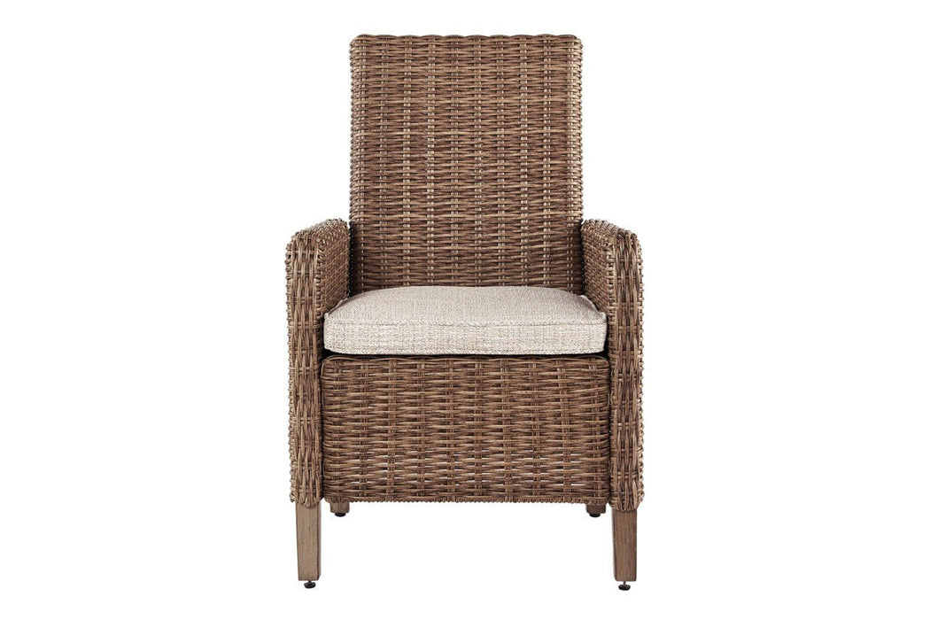 Beachcroft Beige Arm Chair with Cushion (Set of 2) - P791-601A - Gate Furniture