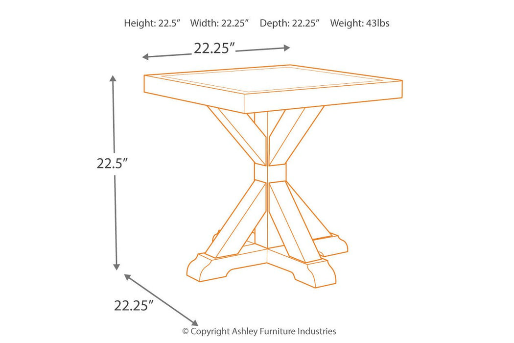 Beachcroft Beige End Table - P791-702 - Gate Furniture