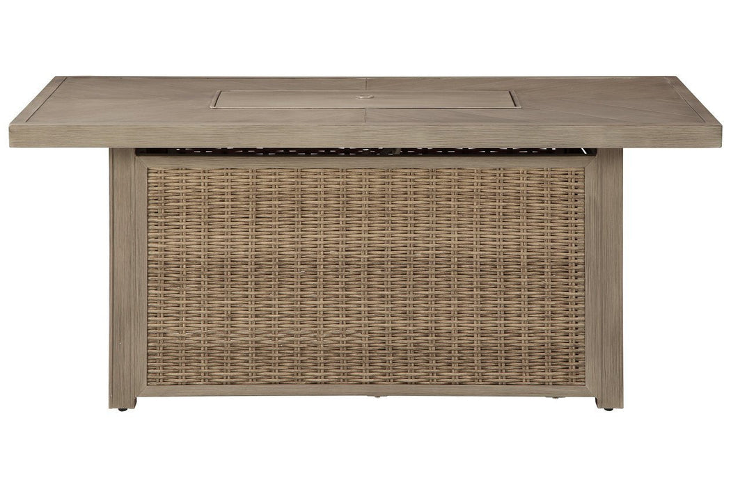 Beachcroft Beige Fire Pit Table - P791-773 - Gate Furniture