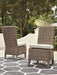 Beachcroft Beige Side Chair with Cushion (Set of 2) - P791-601 - Gate Furniture