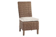 Beachcroft Beige Side Chair with Cushion (Set of 2) - P791-601 - Gate Furniture