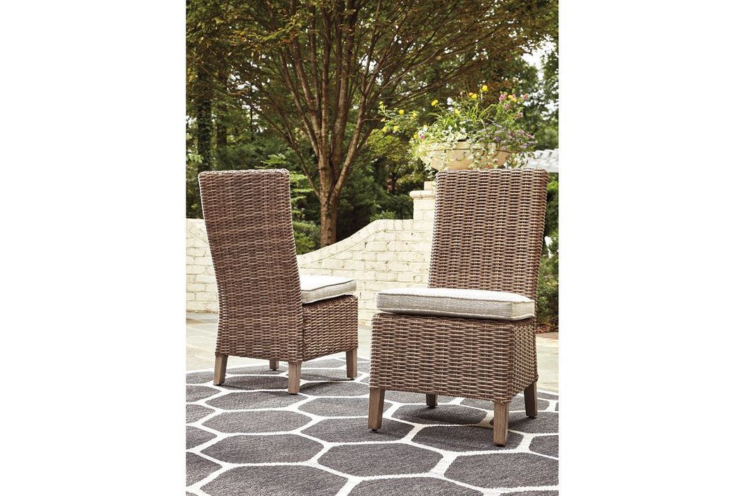 Beachcroft Beige Side Chair with Cushion (Set of 2) - P791-601 - Gate Furniture