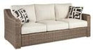 Beachcroft Beige Sofa with Cushion - P791-838 - Gate Furniture