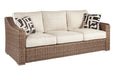 Beachcroft Beige Sofa with Cushion - P791-838 - Gate Furniture