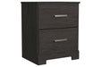 Belachime Black Nightstand - B2589-92 - Gate Furniture