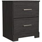 Belachime Black Nightstand - B2589-92 - Gate Furniture