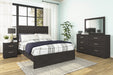 Belachime Black Panel Bedroom Set - Gate Furniture