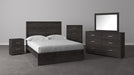 Belachime Black Panel Bedroom Set - Gate Furniture