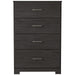 Belachime Black Panel Bedroom Set - Gate Furniture