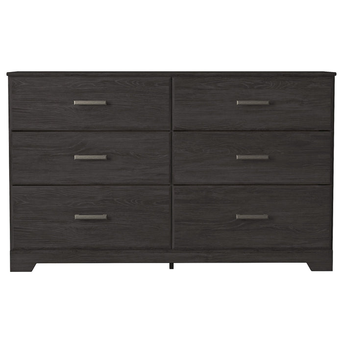 Belachime Black Panel Bedroom Set - Gate Furniture