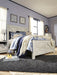 Bellaby Whitewash Crossbuck Panel Bedroom Set - Gate Furniture