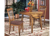 Berringer Rustic Brown Dining Drop Leaf Table - D199-15 - Gate Furniture