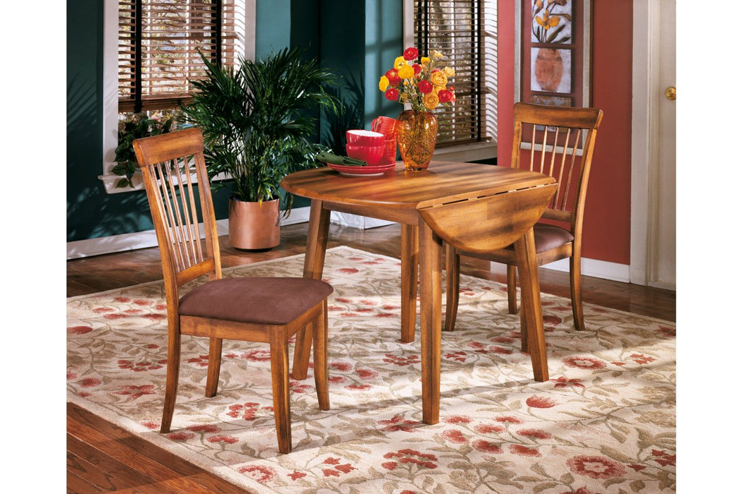 Berringer Rustic Brown Dining Drop Leaf Table - D199-15 - Gate Furniture