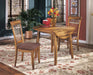 Berringer Rustic Brown Drop Leaf Dinette Set - Gate Furniture