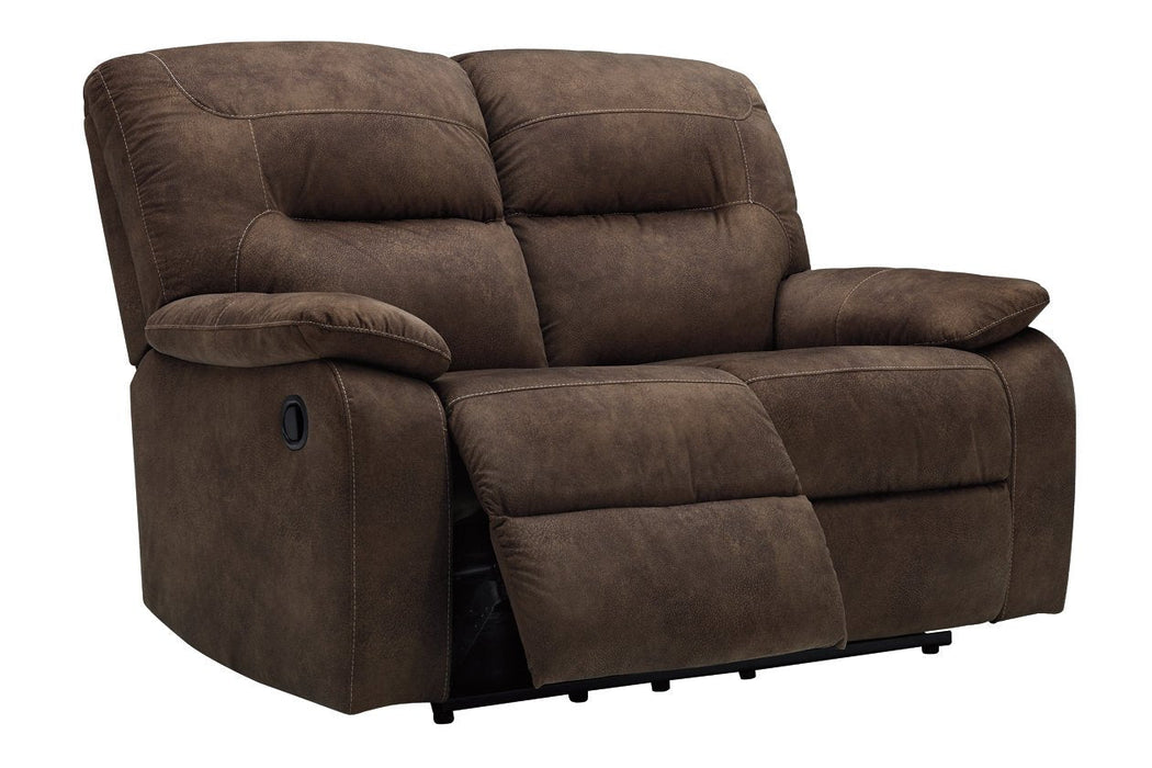 Bolzano Coffee Reclining Loveseat - 9380286 - Gate Furniture