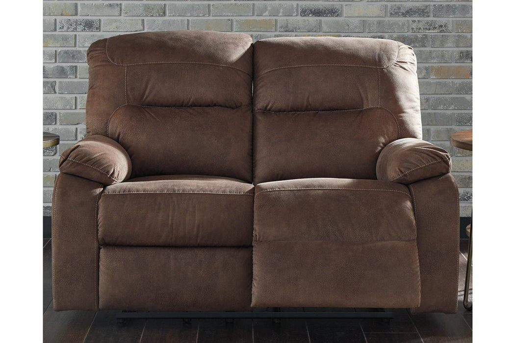 Bolzano Coffee Reclining Loveseat - 9380286 - Gate Furniture