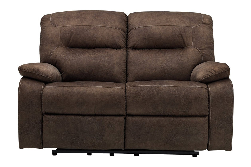 Bolzano Coffee Reclining Loveseat - 9380286 - Gate Furniture