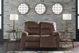 Bolzano Coffee Reclining Loveseat - 9380286 - Gate Furniture