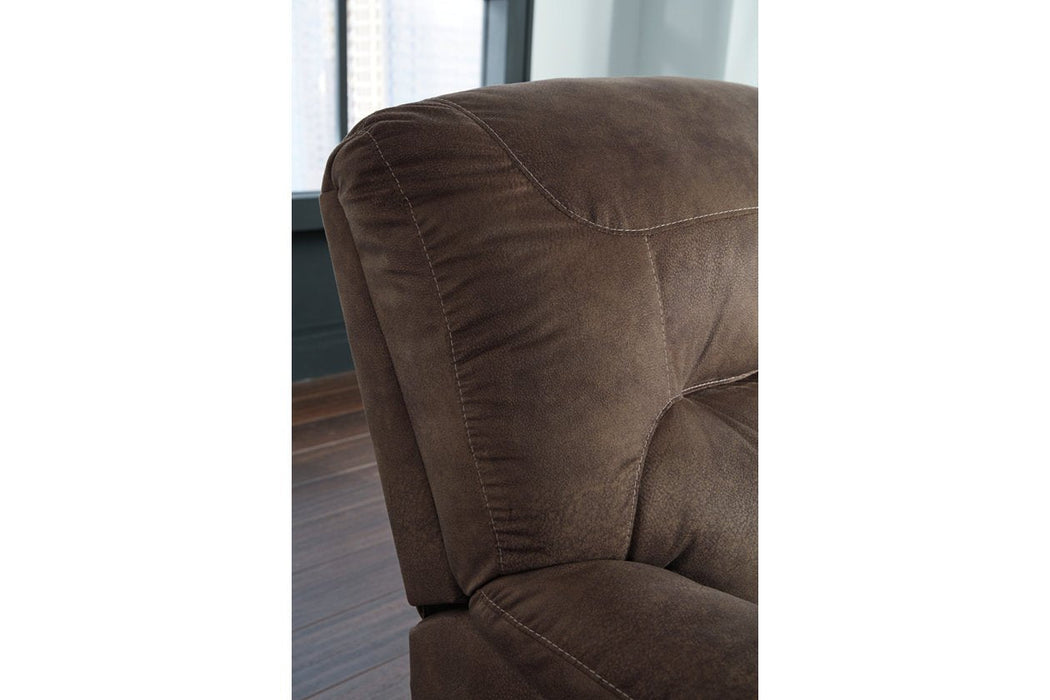 Bolzano Coffee Reclining Loveseat - 9380286 - Gate Furniture